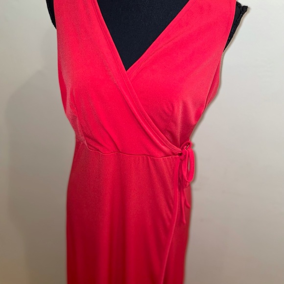 light red maxi dress (6) - Picture 2 of 3